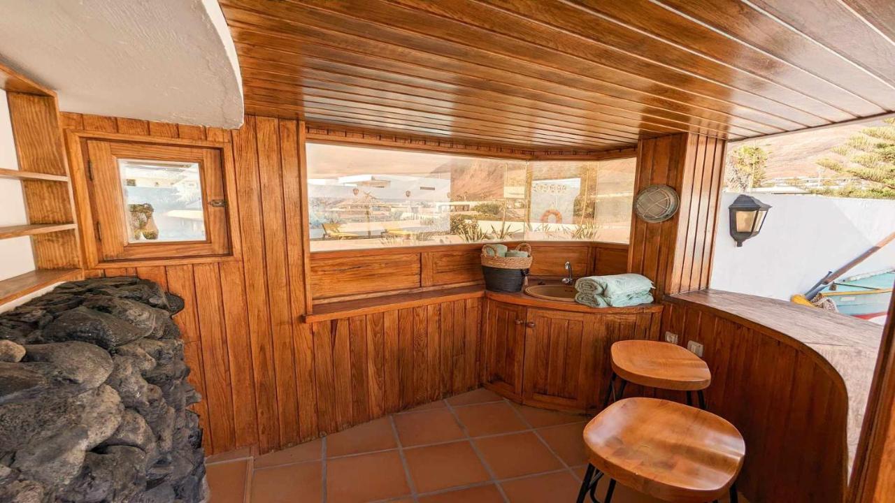 Bungalow Allende Famara Con Piscina Privada Y Ac Dış mekan fotoğraf