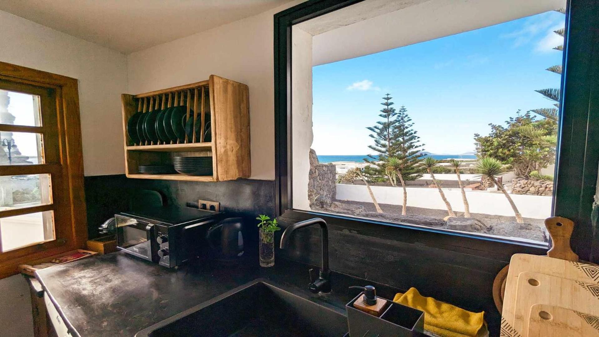 Bungalow Allende Famara Con Piscina Privada Y Ac Dış mekan fotoğraf